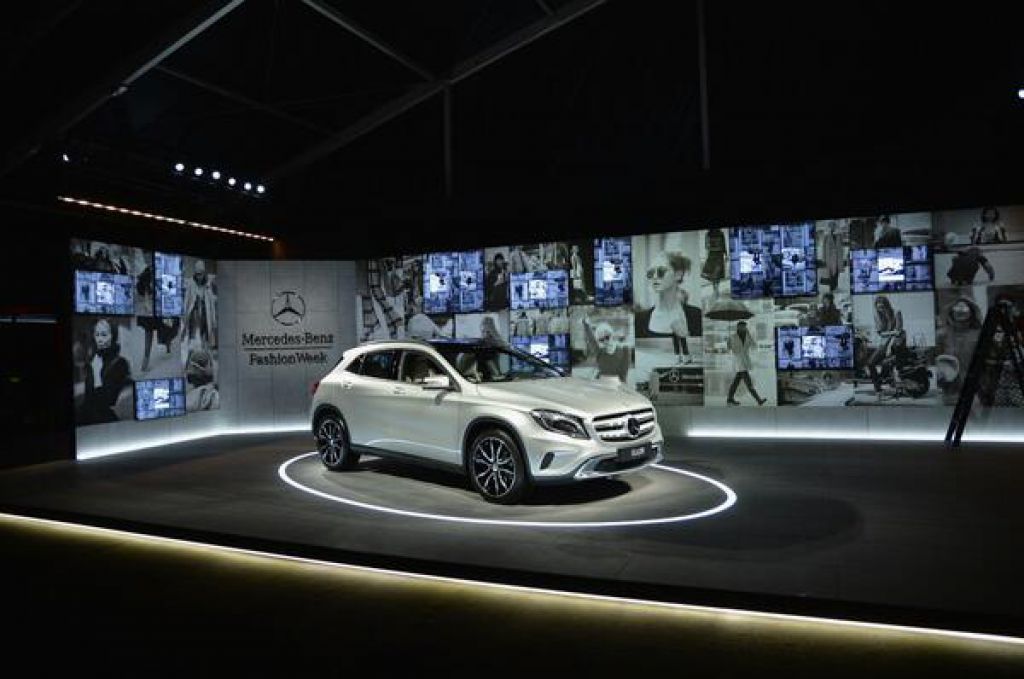 El clase GLA en su presentación en la Fashion Week