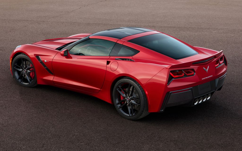 2014-chevrolet-corvette-stingray-in-red-rear-three-quarter