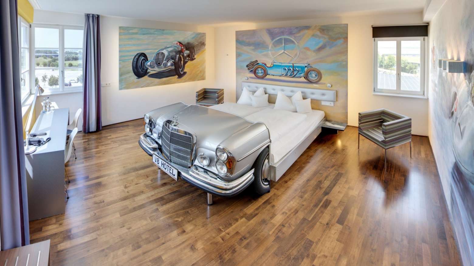 V8 Hotel, el alojamiento ideal para los entusiastas del motor