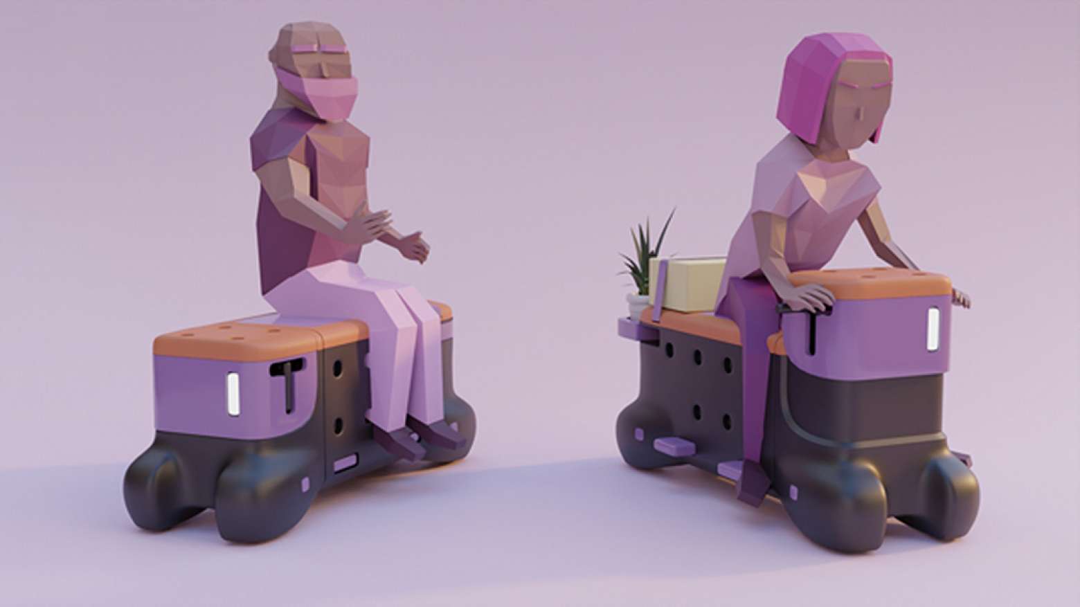 ¿Veremos en el futuro de la movilidad urbana unos bancos que se pueden conducir?